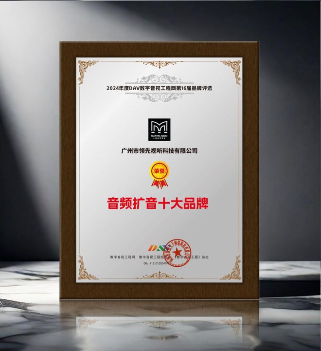 2024年度音频扩音十大品牌”名单公布！k8凯发一触即发喜讯来袭！ DAV01“(图7)